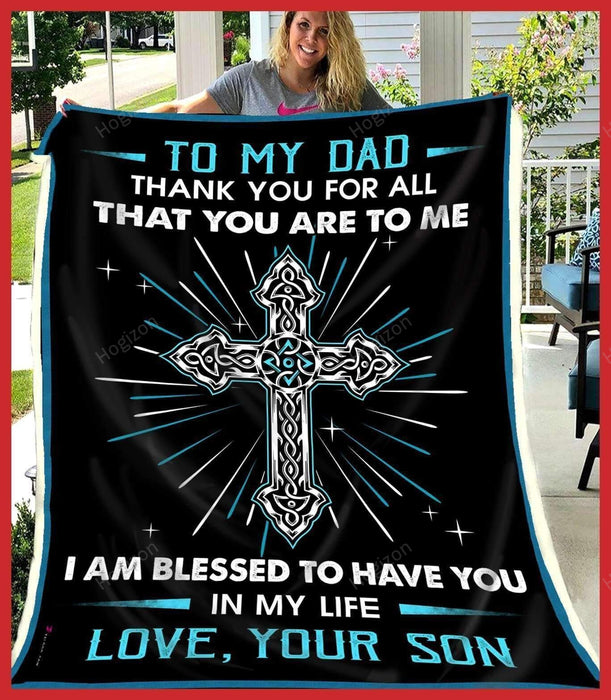 BLANKET - Family - To My Dad - Thank You For All