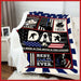 Police Dad The Man The Myth The LegendFleece Blanket Home Decoration