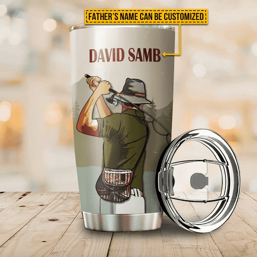 Fishing Reel Cool Dad Personalized Stainless Steel Tumbler