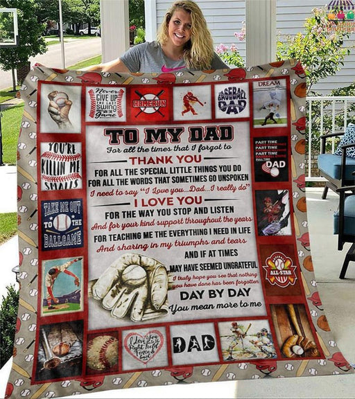 Basketball - To My Dad Thank You - Blanket