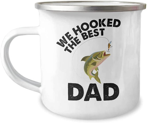 We Hooked The Best Dad Campfire Mug Gift For Dad Gift For Father Father's Day Gift Ideas