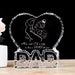 So Lucky To Have A Dad Like You Dad Heart Crystal Keepsake Gift For Dad Gift For Father Father's Day Gift Ideas