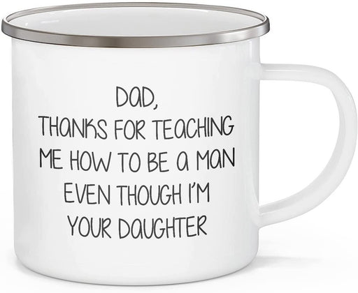To Dad Thanks For Teaching Me Campfire Mug Gift For Dad Gift For Father Father's Day Gift Ideas
