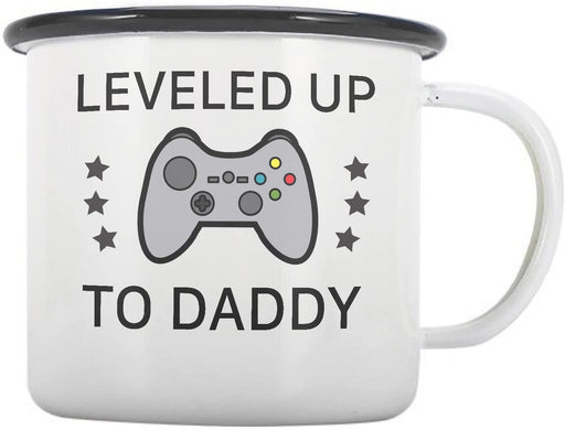 Leveled Up To Daddy Campfire Mug Gift For Dad Gift For Father Father's Day Gift Ideas