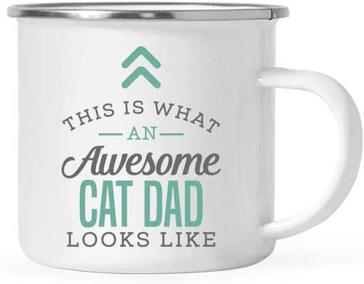 What An Awesome Cat Dad Looks Like Campfire Mug Gift For Dad Gift For Father Father's Day Gift Ideas