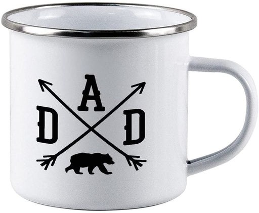 Dad Big Bear And Arrow Pattern Campfire Mug Gift For Dad Gift For Father Father's Day Gift Ideas