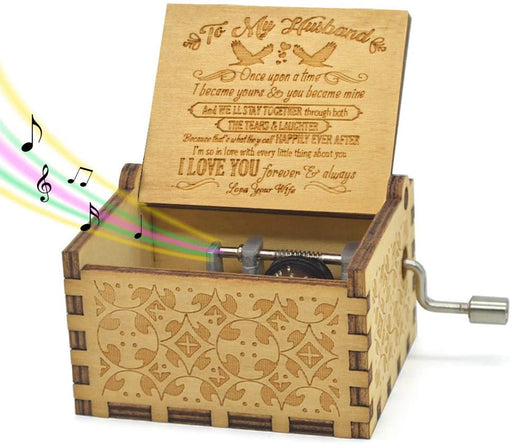 To My Husband I Love You Forever And Always Music Box Gift For Dad Gift For Father Father's Day Gift Ideas