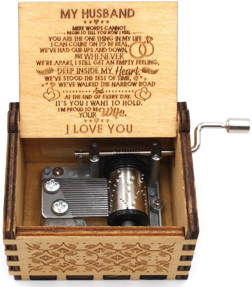Wife To Husband I Love You Music Box Gift For Dad Gift For Father Father's Day Gift Ideas