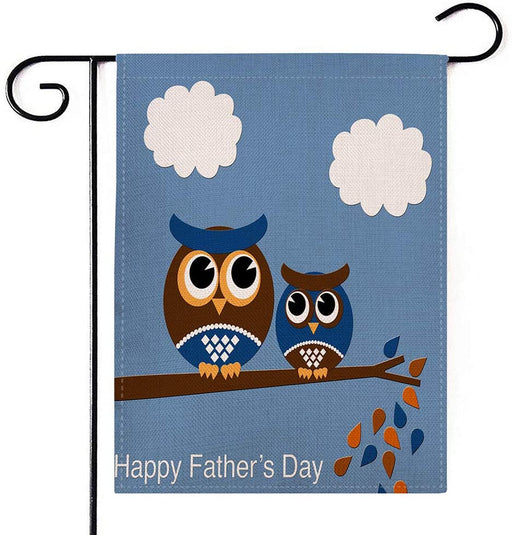 Owl Couples Happy Father'S Day Flag Gift For Dad Gift For Father Father's Day Gift Ideas