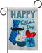 Happy Father'S Day Blue Decorative Pattern Flag Gift For Dad Gift For Father Father's Day Gift Ideas