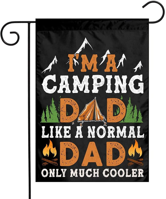 I'M A Camping Dad Flag Gift For Dad Gift For Father Father's Day Gift Ideas
