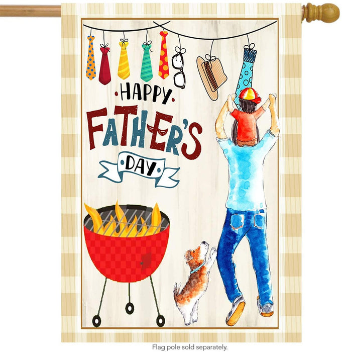 Grilling Father Flag Gift For Dad Gift For Father Father's Day Gift Ideas