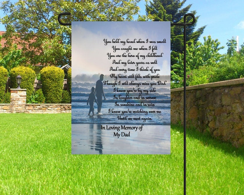 In Loving Memory Of Dad Flag Gift For Dad Gift For Father Father's Day Gift Ideas