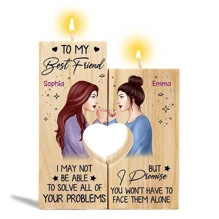 Gifts For Valentine Our Love Story Rainbow LGBT Couple Personalized Candle Holder Candle Holder Pride Month LGBT Gift Ideas
