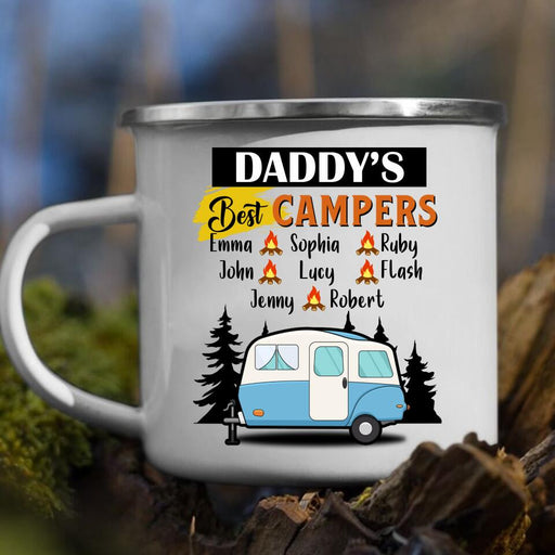 Personalized Daddy'S Best Campers Campfire Mug Gift For Dad Gift For Father Father's Day Gift Ideas