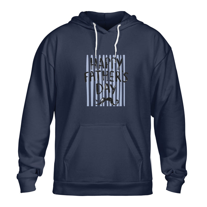Happy Father's Day Stripe Pattern Pullover Hoodie Gift For Dad Gift For Father Father's Day Gift Ideas