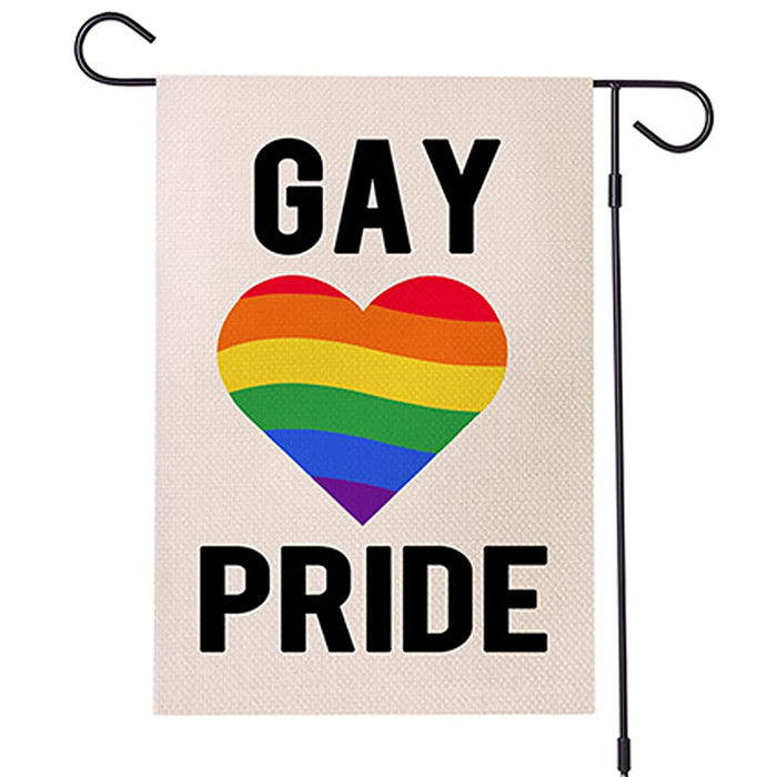 Gay Pride In Rainbow Heart Flag Pride Month LGBT Gift Ideas