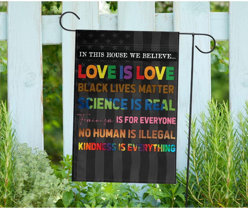 Love Is Love Black Live Matter Pride Rainbow Flag Pride Month LGBT Gift Ideas