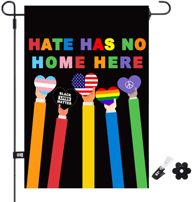 Hate Has No Home Here Lives Matter Human Rights Flag Pride Month LGBT Gift Ideas