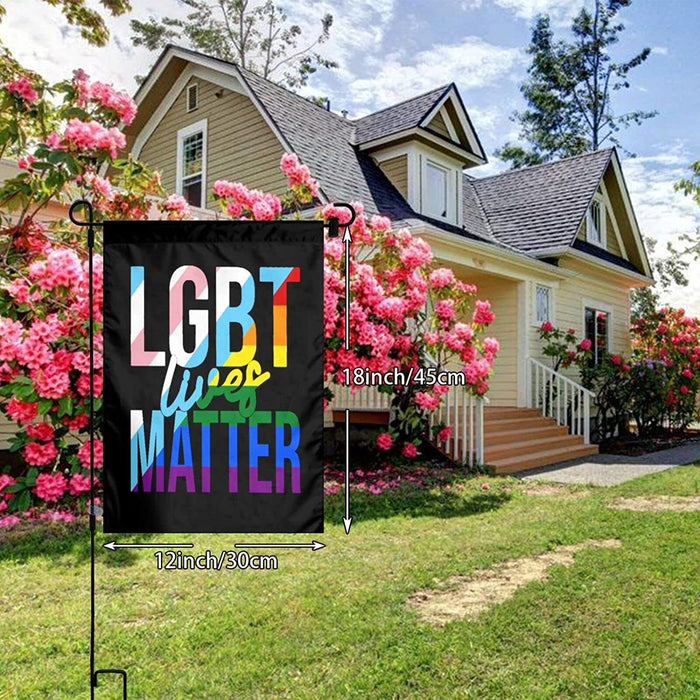 Rainbow LGBT Lives Matter Flag Pride Month LGBT Gift Ideas