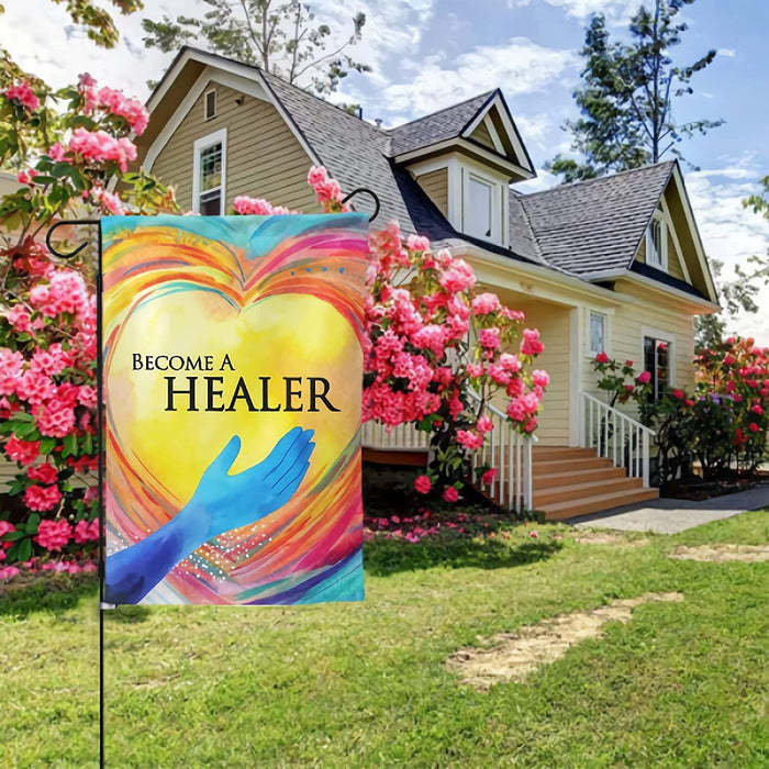 Rainbow Become A Healer Flag Pride Month LGBT Gift Ideas