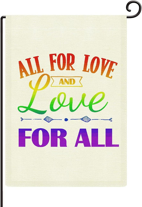 All For Love Love For All Rainbow Flag Pride Month LGBT Gift Ideas
