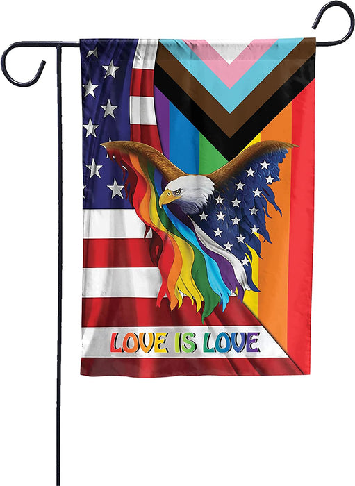 Rainbow American Us Eagle Flag Transgender Flag Pride Month LGBT Gift Ideas