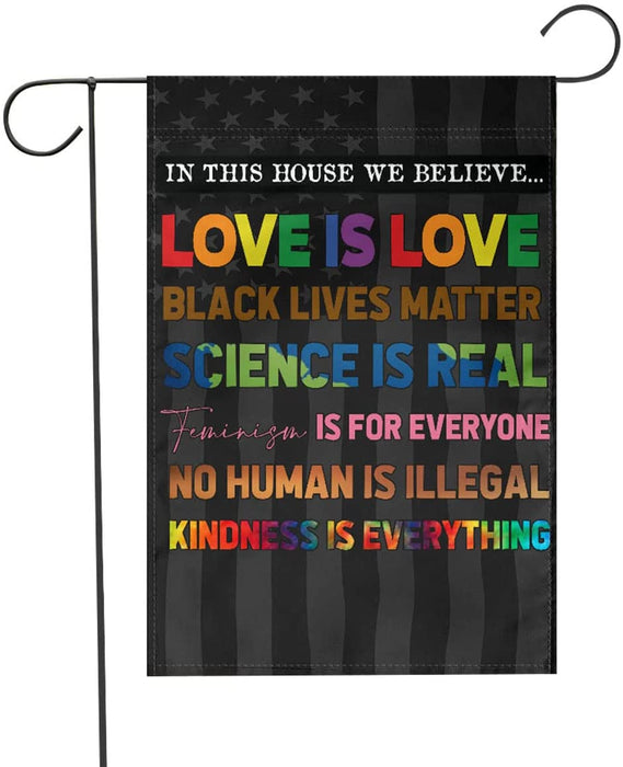 Love Is Love Black Live Matter Pride Rainbow Flag Pride Month LGBT Gift Ideas