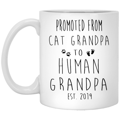 Cat Promoted Grandpa Gift For Grandpamug For Grandpa Gift For Dad Mug