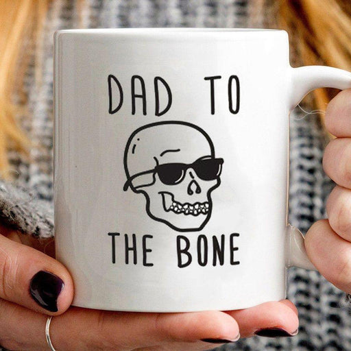 Dad To The Bone Skull Dad - Best Cute Gift For Father's Day, Gift For Home Decor, Gift For Family - Coffee Mug