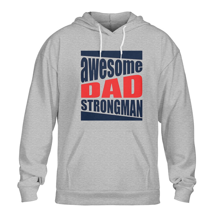 Awesome Dad Strongman Pullover Hoodie Gift For Dad Gift For Father Father's Day Gift Ideas