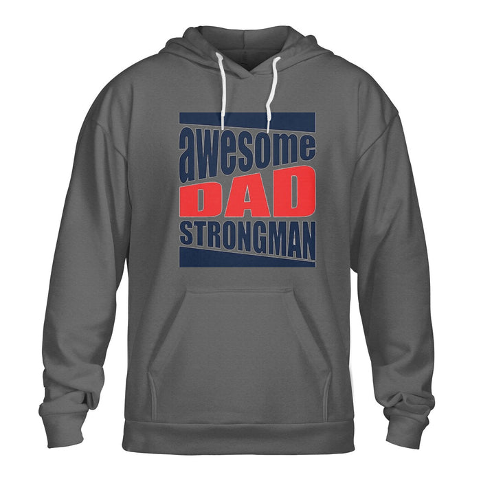 Awesome Dad Strongman Pullover Hoodie Gift For Dad Gift For Father Father's Day Gift Ideas