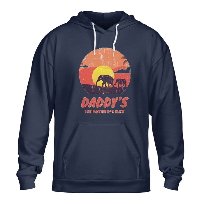 Daddy's 1st Father's Day Pullover Hoodie Gift For Dad Gift For Father Father's Day Gift Ideas