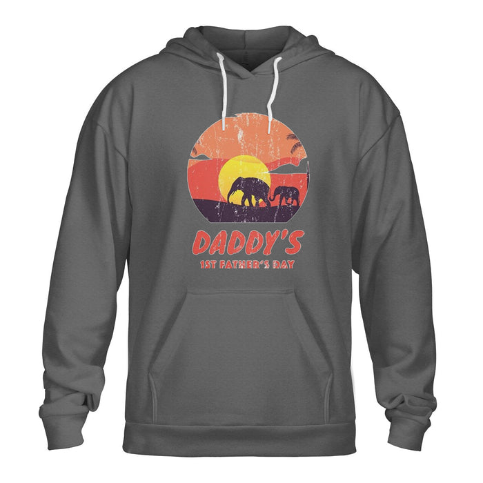 Daddy's 1st Father's Day Pullover Hoodie Gift For Dad Gift For Father Father's Day Gift Ideas