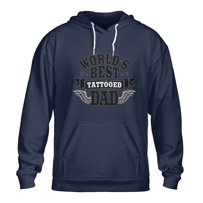 World's Best Tattooed Dad Pullover Hoodie Gift For Dad Gift For Father Father's Day Gift Ideas