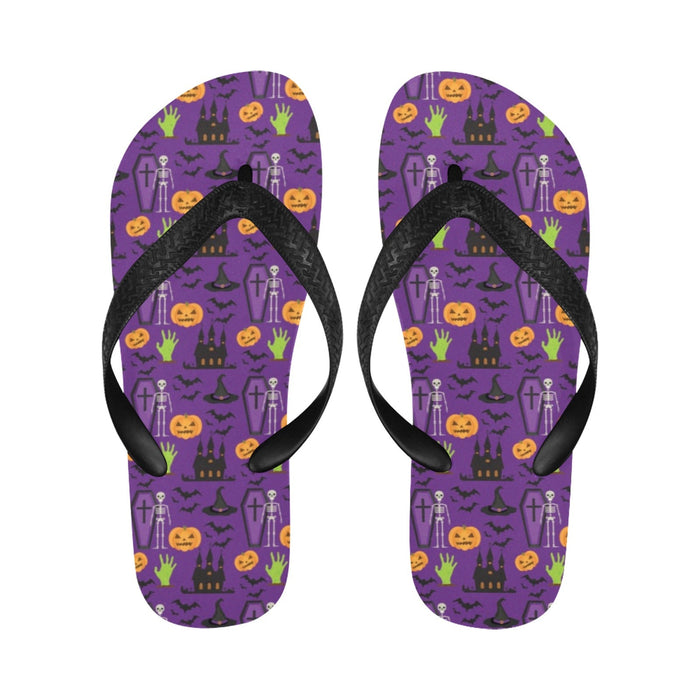 Halloween Print Design LKS403 Flip Flops