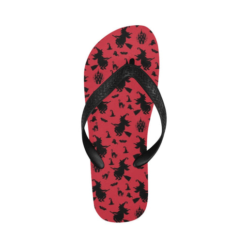 Witch Print Design LKS303 Flip Flops