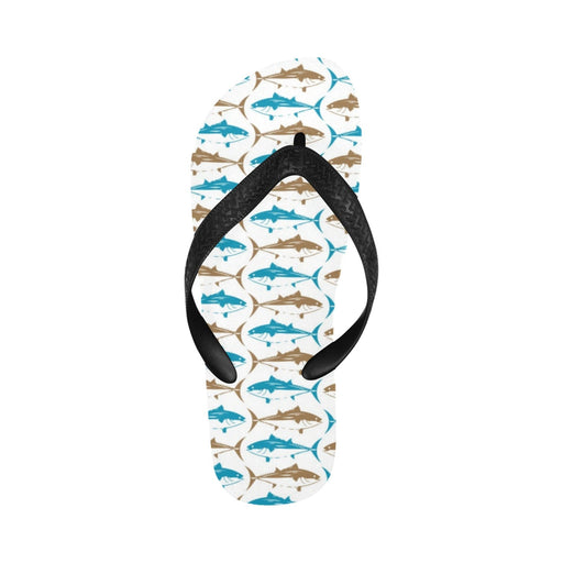 Tuna Fish Print Design LKS301 Flip Flops