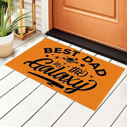 Best Dad In The Galaxy Doormat Gift For Dad Gift For Father Father's Day Gift Ideas