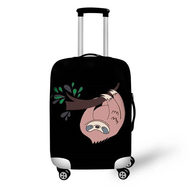 Slacking Sloth Suitcase Luggage Cover Gift For Sloth Lovers