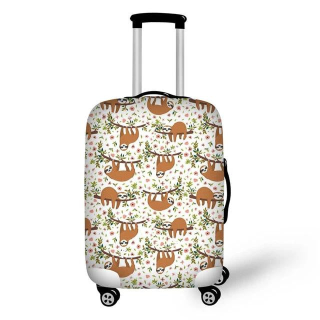Branching Sloth Suitcase Luggage Cover Gift For Sloth Lovers