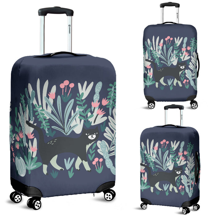 Plants & Cats Suitcase Luggage Cover Hello Summer Gift Ideas