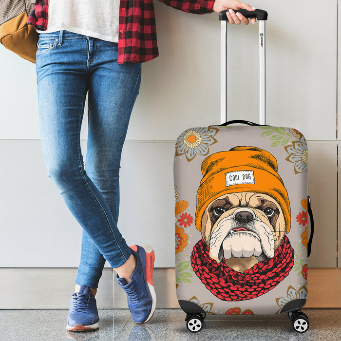 Cool Bulldog Suitcase Luggage Cover Hello Summer Gift Ideas