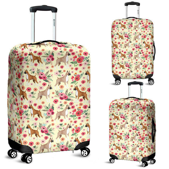 Boxer Flower Suitcase Luggage Cover Hello Summer Gift Ideas