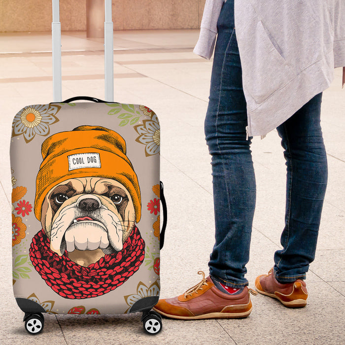 Cool Bulldog Suitcase Luggage Cover Hello Summer Gift Ideas