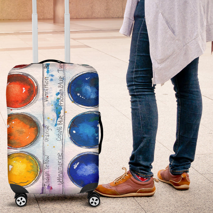 Painters Palette Suitcase Luggage Cover Hello Summer Gift Ideas