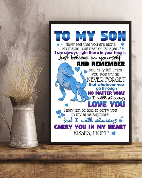 From Mom To My Son Follow Your Dream Poster Gift For Son Family Gift Ideas