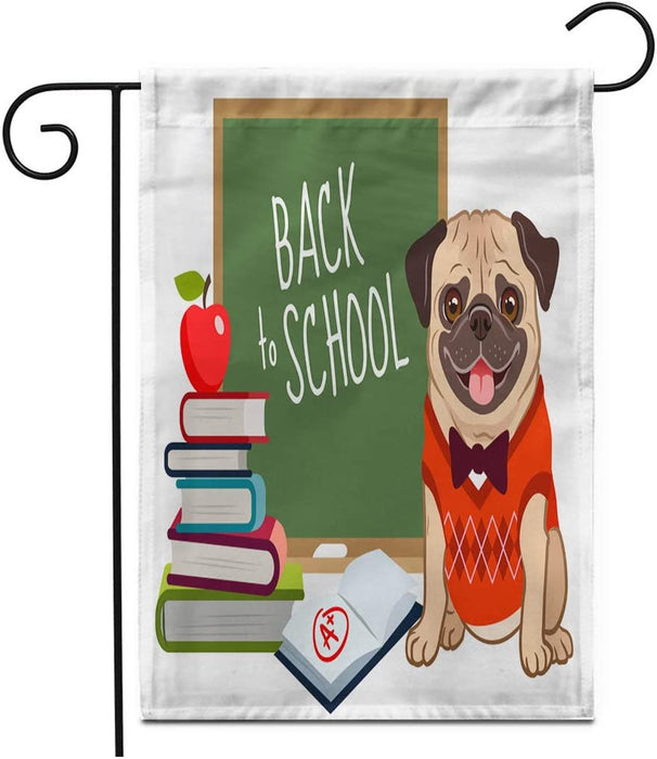 Back To School Dog And Apple Flag Gift For Student Back To School Gift Ideas