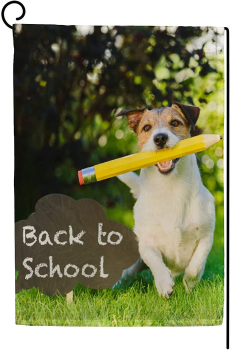 Back To School Funny Dog Flag Gift For Student Back To School Gift Ideas