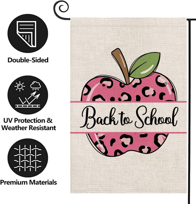 Back To School Pink Leopard Flag Gift For Student Back To School Gift Ideas